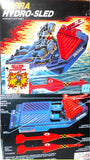 Gi joe Cobra HYDRO SLED 1986 Complete Full Box inst moc mib