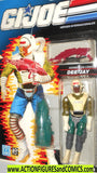 Gi joe DEE JAY 1989 UK Card Tiger Force back moc 2