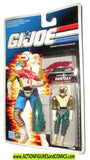 Gi joe DEE JAY 1989 UK Card Tiger Force back moc 2