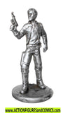star wars action figures HAN SOLO mini hologram UGH silver