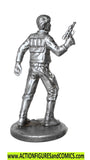 star wars action figures HAN SOLO mini hologram UGH silver