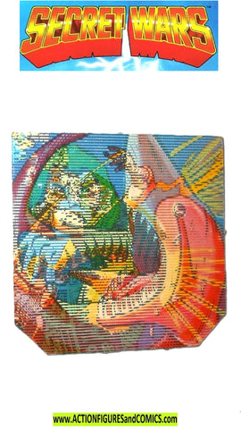 secret wars DR DOOM 1984 Shield INSERT marvel