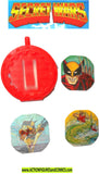 secret wars WOLVERINE 1984 Shield & 3 inserts marvel x-men