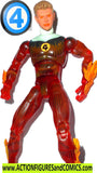 marvel legends HUMAN TORCH flame on fantastic four 4 pack