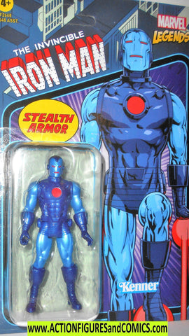 marvel legends retro IRON MAN stealth **UNPUNCHED** 3.75 inch  moc