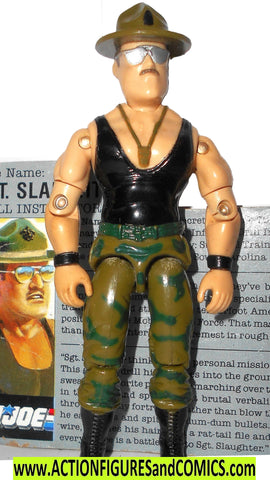 gi joe SGT SLAUGHTER 1986 Triple-T driver vintage 1987