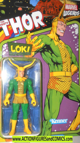 marvel legends retro LOKI 3.75 inch **UNPUNCHED** thor moc