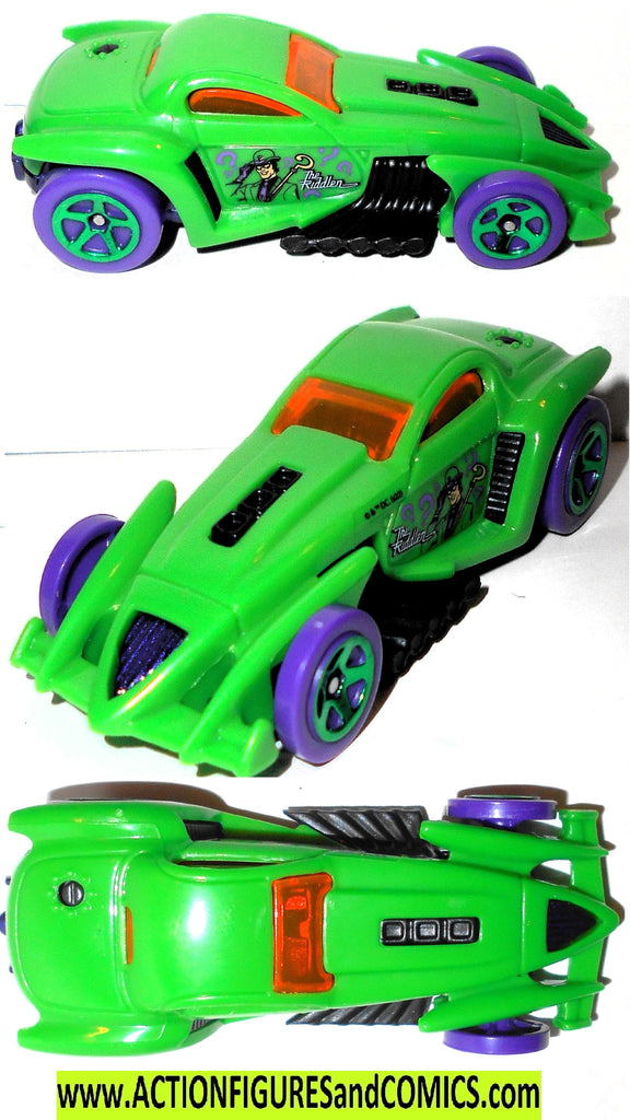 Model The Riddler Car batman hotwheels RIDDLER's car Batman 1.64 matchbox ...