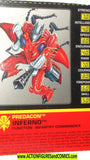 Transformers beast wars INFERNO 1996 Instr file card ant