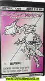 Transformers beast wars INFERNO 1996 Instr file card ant