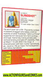 Transformers SLINGSHOT File card 1992 Techspecs G2 2