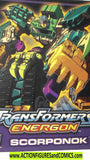 Transformers Energon SCORPONOK 2003 trading card