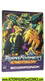Transformers Energon SCORPONOK 2003 trading card