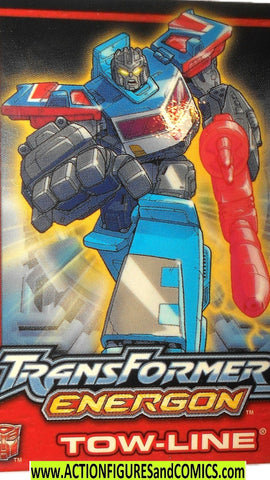 Transformers Energon TOW-LINE 2003 trading card towline
