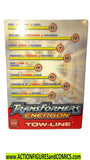 Transformers Energon TOW-LINE 2003 trading card towline