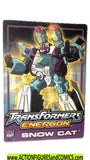 Transformers SNOWCAT 2004 Energon trading card