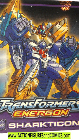 Transformers Energon SHARKTICON 2003 trading card