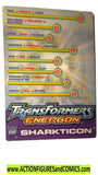 Transformers Energon SHARKTICON 2003 trading card