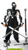 Gi joe SNAKE EYES 2006 Sigma Six 8 inch storm shadow 2 pack ver