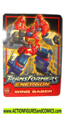 Transformers WING SABER Energon Trading card 2003 2004
