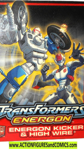 Transformers KICKER HIGH WIRE Energon Trading card 2003