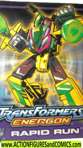 transformers energon RAPID RUN yellow motorcycle headmaster armada sideways moc
