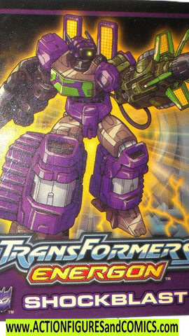 Transformers Energon SHOCKWAVE 2004 trading Card