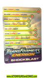Transformers Energon SHOCKWAVE 2004 trading Card