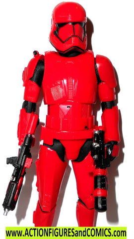 Star Wars action figures SITH STORMTROOPER 6 inch Black Red