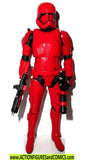 Star Wars action figures SITH STORMTROOPER 6 inch Black Red