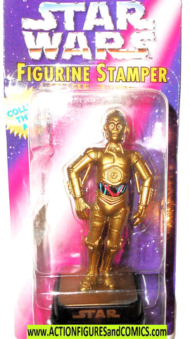 star wars C-3PO Droid STAMPER 1997 movie Just toys moc