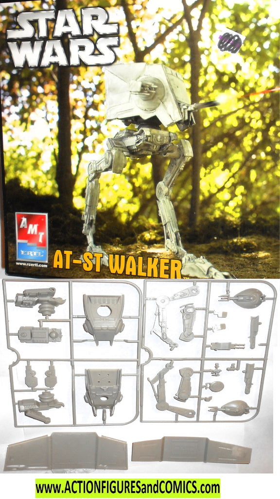 star wars AT-ST WALKER Ertl AMT model kit unassembled moc mib ...