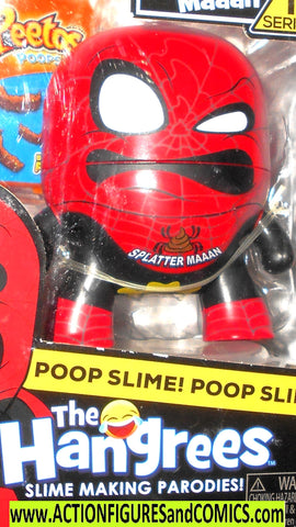 Marvel Hangrees SPIDER-MAN Splatter Maaan slime moc mib
