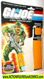 Gi joe LEATHERNECK 1986 vintage 100% complete full card