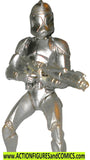 star wars action figures CLONE TROOPER 2003 Silver Toys R Us