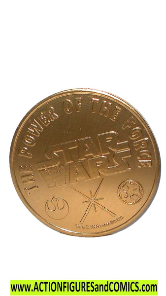 star wars action figures C-3PO & R2-D2 Gold COIN 1998 potf ...