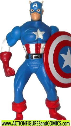 Marvel die cast CAPTAIN AMERICA 2003 spider-man animated