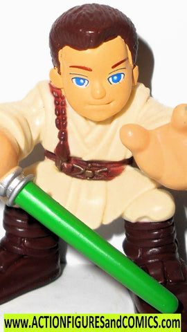 STAR WARS galactic heroes OBI WAN KENOBI  green saber ep I