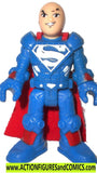 DC imaginext LEX LUTHOR superman fisher price blue suit