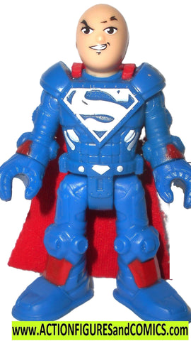 DC imaginext LEX LUTHOR superman fisher price blue suit