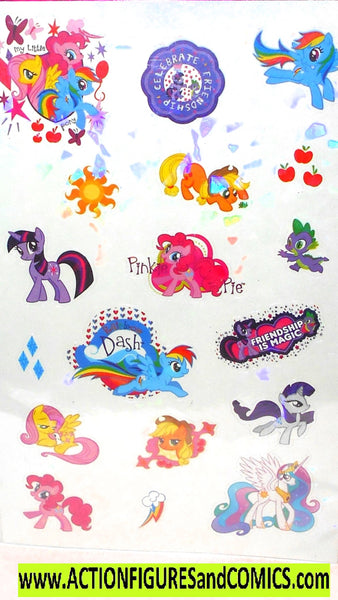 Mippl Sticker my little pony STICKERS 4 sheets 2011 sandylion mlp mip moc ...