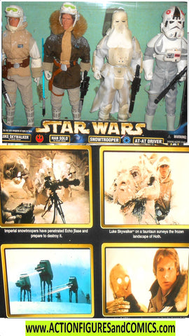 star wars action figures HOTH 4 PACK 1998 12 inch mib moc