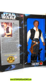 star wars action figures HAN SOLO 12 inch 1998 100% w box