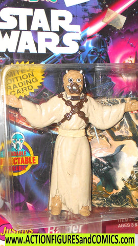 star wars action figures bend-ems TUSKEN RAIDER 1994 full bubble moc