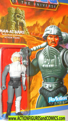 Masters of the Universe MAN AT ARMS Silver gray super7 moc