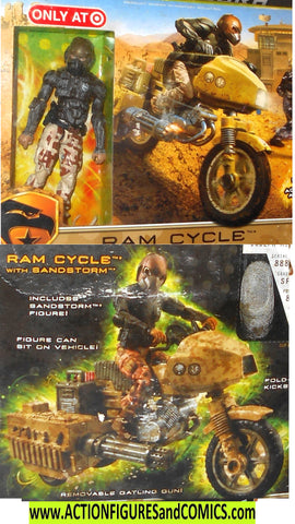 gi joe DESERT RAM CYCLE Sandstorm rise of cobra movie mib moc