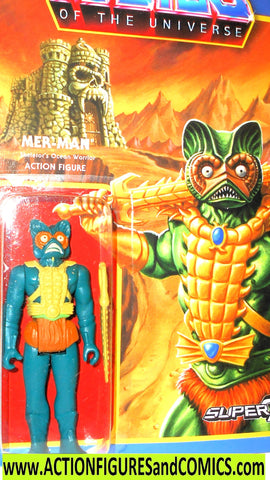 Masters of the Universe MER-MAN 2015 ReAction super 7 moc