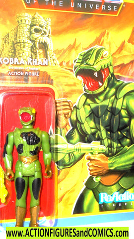 Masters of the Universe KOBRA KHAN ReAction super 7 moc