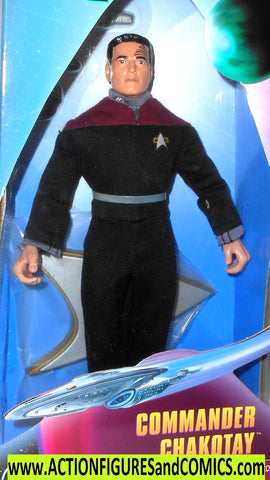 Star Trek COMMANDER CHAKOTAY 9 inch BLUE Circle moc mip
