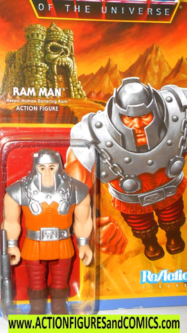 Masters of the Universe RAM MAN Orange he-man super7 moc